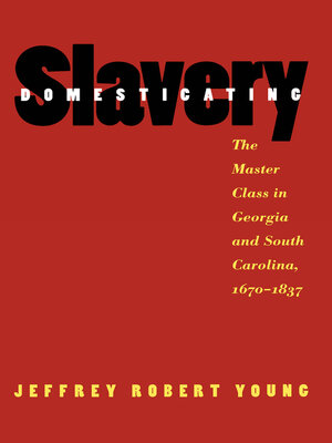 cover image of Domesticating Slavery